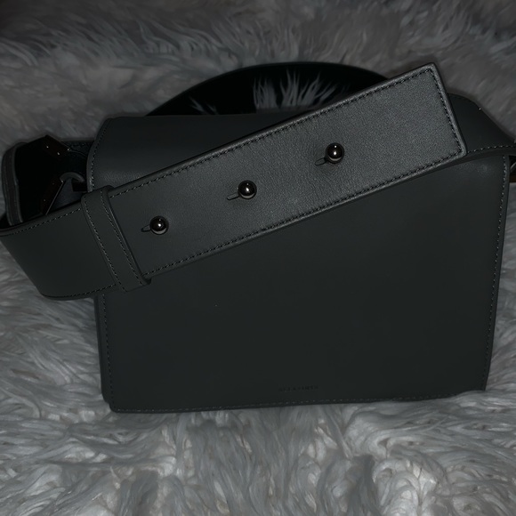 ALL SAINTS Grey Crossbody Purse/bag - Never worn - Picture 12 of 16